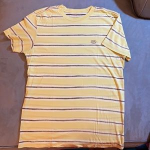RVCA Striped Vintage Wash T-shirt Sz Medium